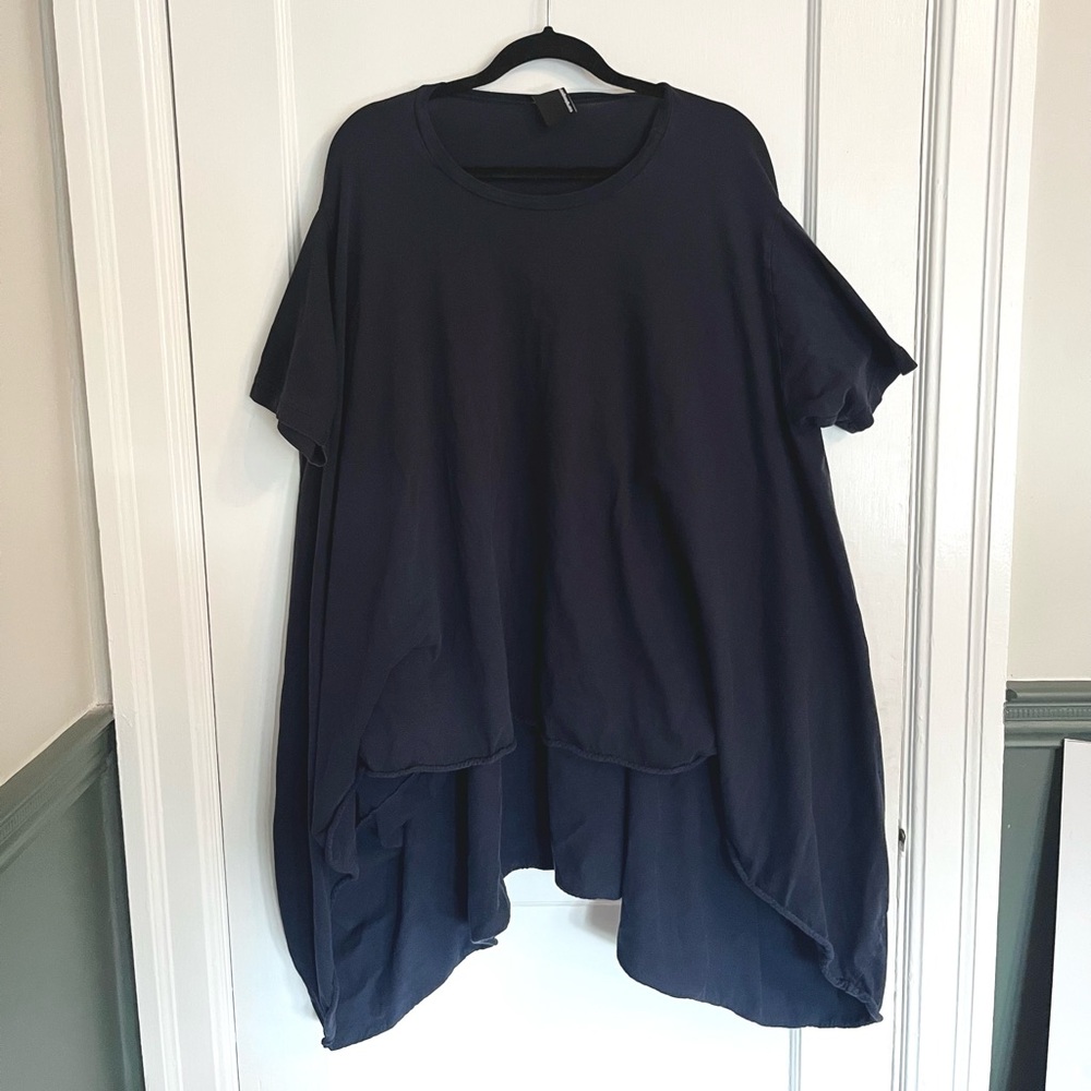 Complex Geometrical oversized avant garde top